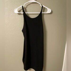 lulus black mini bodycon dress L